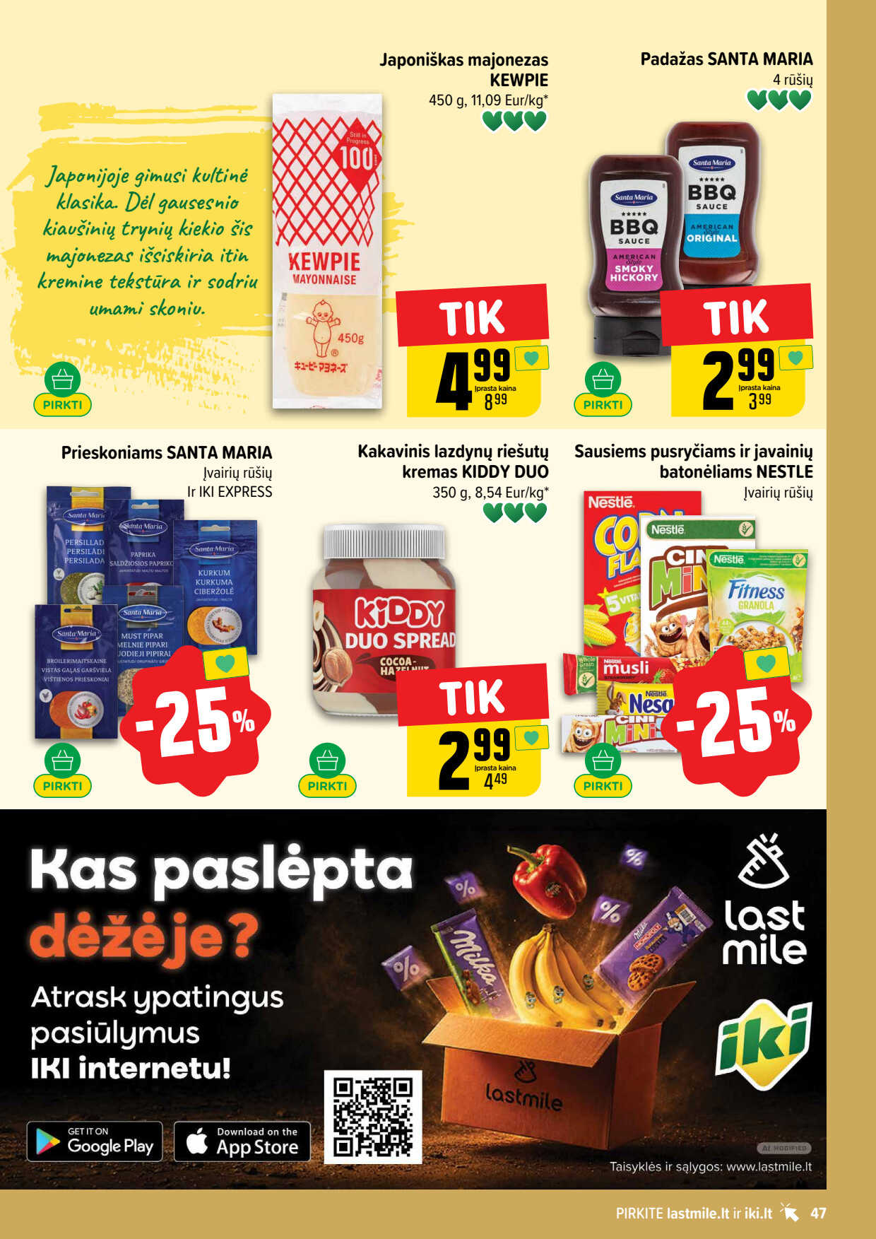 Iki akcijų leidinys, 47 puslapis