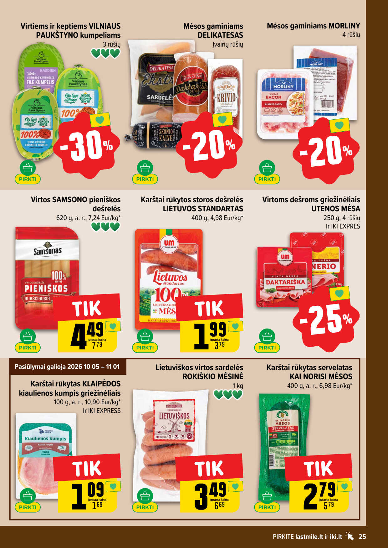 Iki akcijų leidinys, 25 puslapis