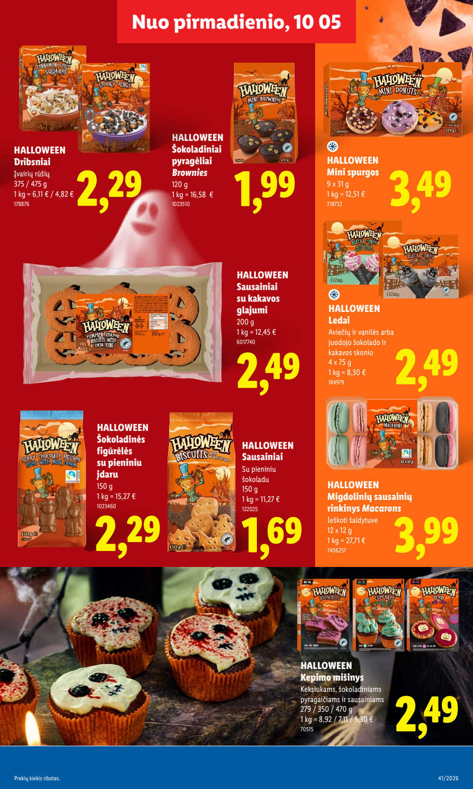 Lidl akcijų leidinys „Maisto prekių pasiūlymai“, 23 puslapis