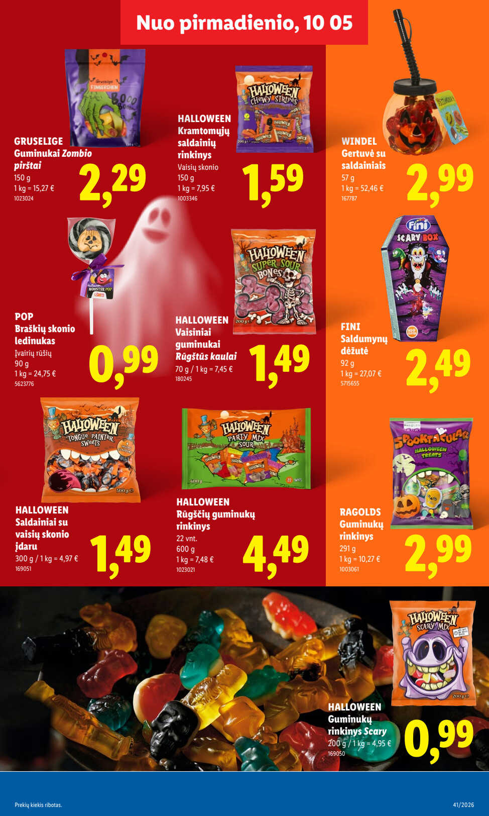 Lidl akcijų leidinys „Maisto prekių pasiūlymai“, 25 puslapis