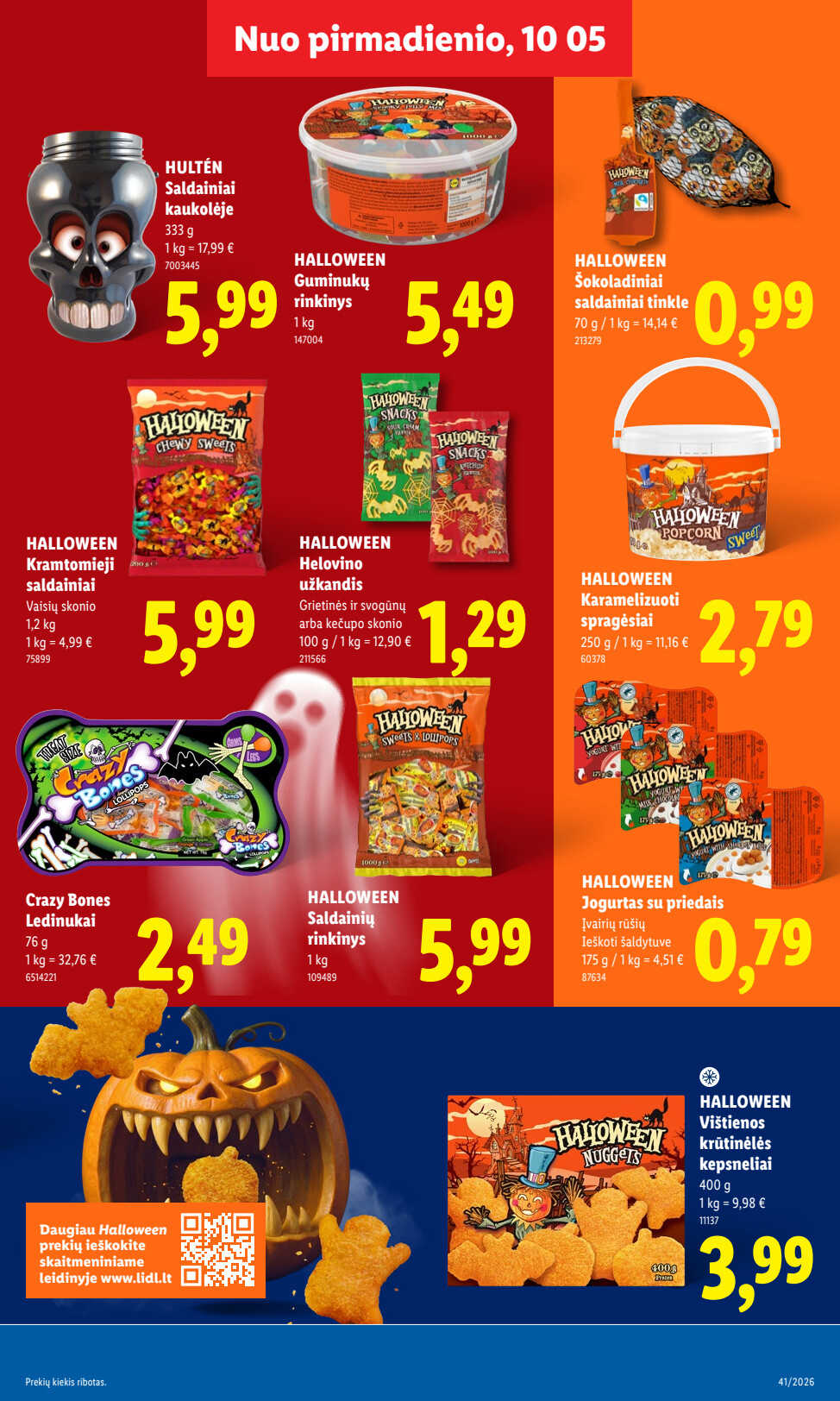 Lidl akcijų leidinys „Maisto prekių pasiūlymai“, 21 puslapis