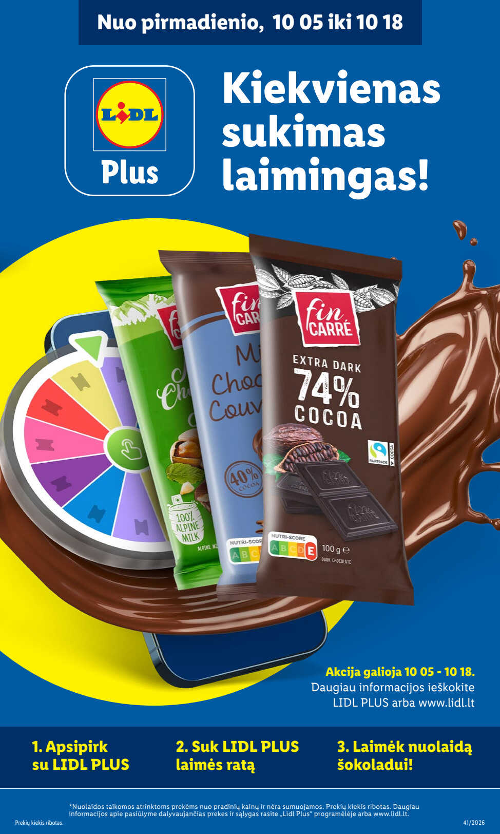 Lidl akcijų leidinys „Maisto prekių pasiūlymai“, 17 puslapis