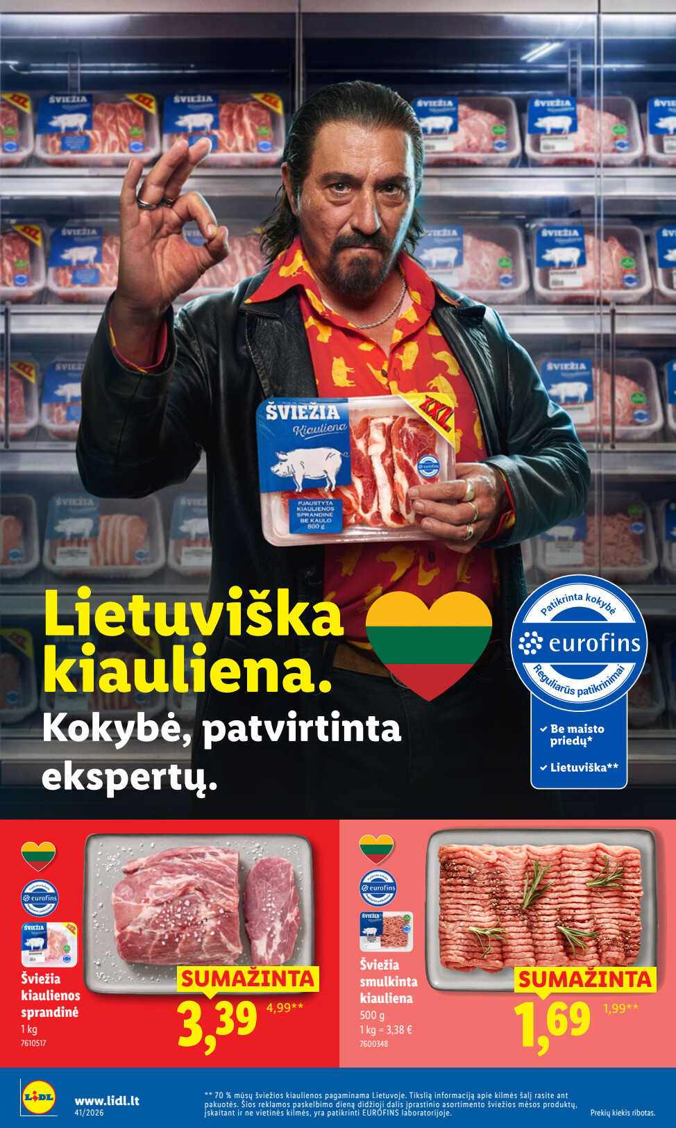 Lidl akcijų leidinys „Maisto prekių pasiūlymai“, 6 puslapis