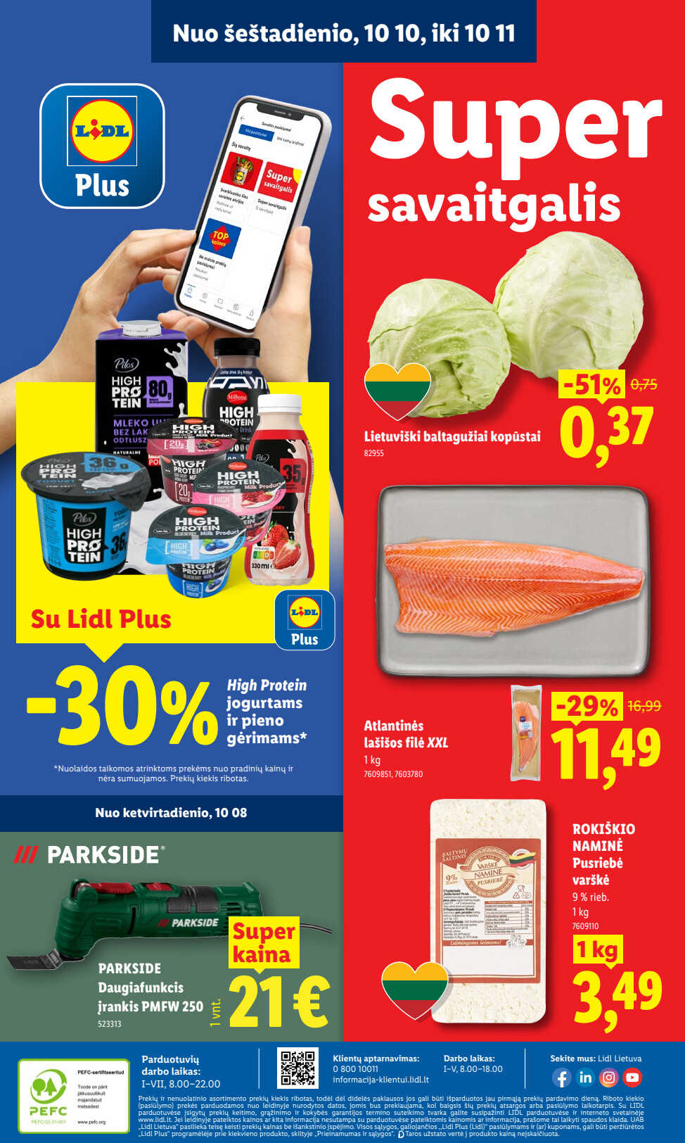 Lidl akcijų leidinys „Maisto prekių pasiūlymai“, 54 puslapis