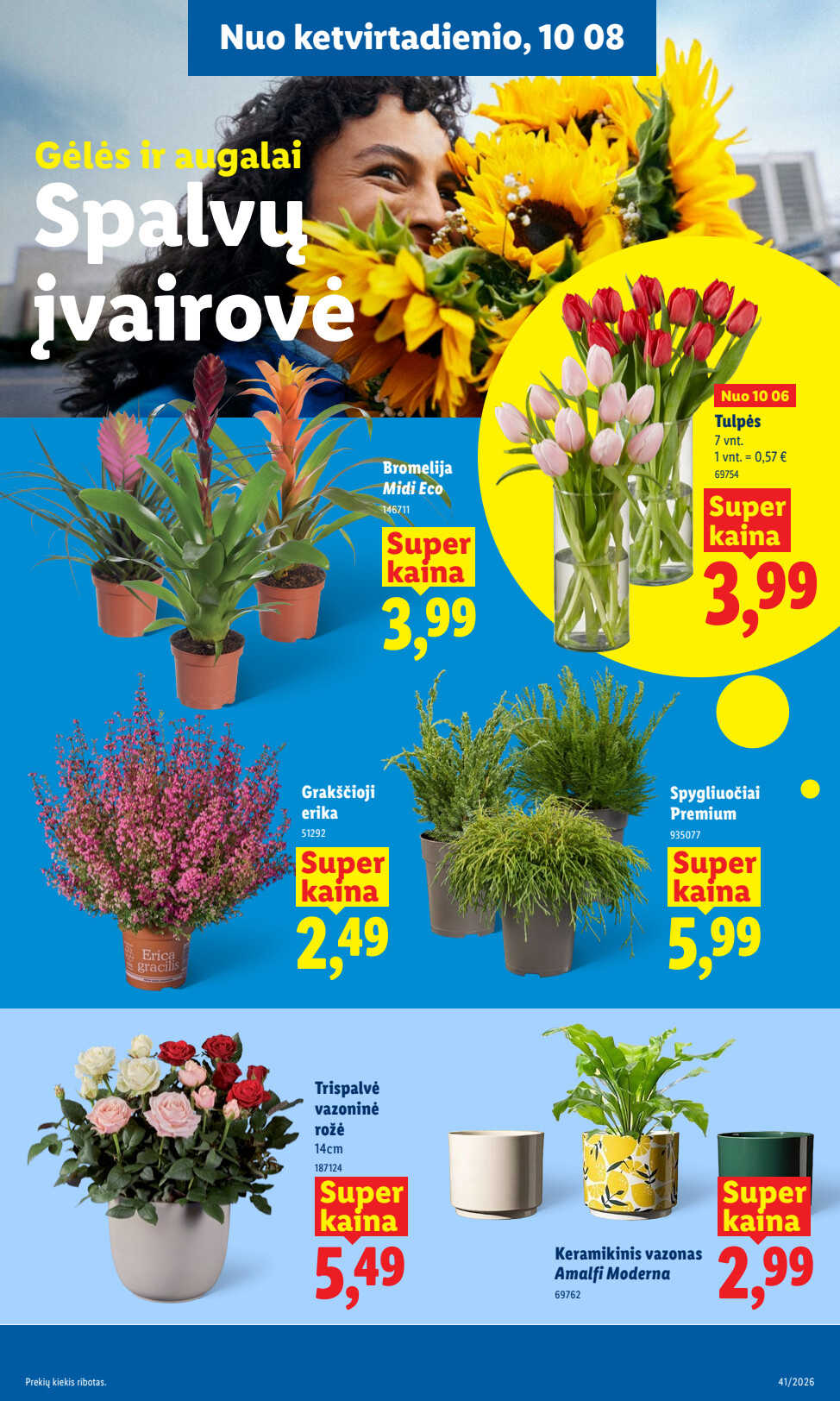 Lidl akcijų leidinys „Maisto prekių pasiūlymai“, 51 puslapis