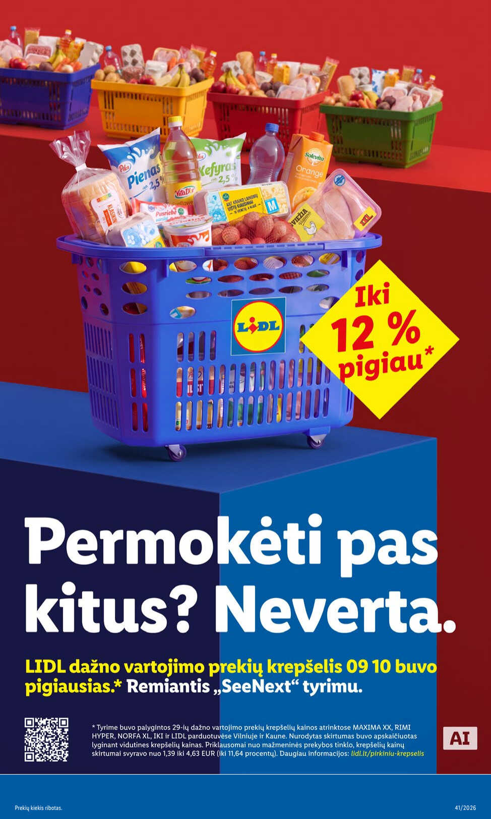 Lidl akcijų leidinys „Maisto prekių pasiūlymai“, 15 puslapis