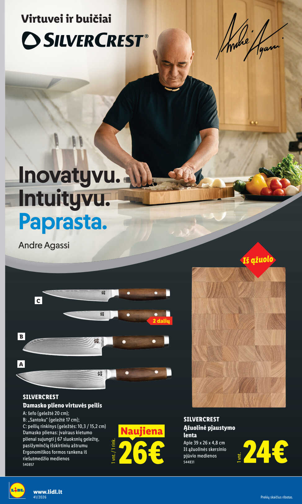 Lidl akcijų leidinys „Ne maisto prekių pasiūlymai“, 4 puslapis